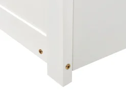 Rama łóżka białe drewniane z 2 szufladami 90x200
