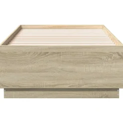 Rama łóżka dąb sonoma 75x190 cm materiał drewnopochodny