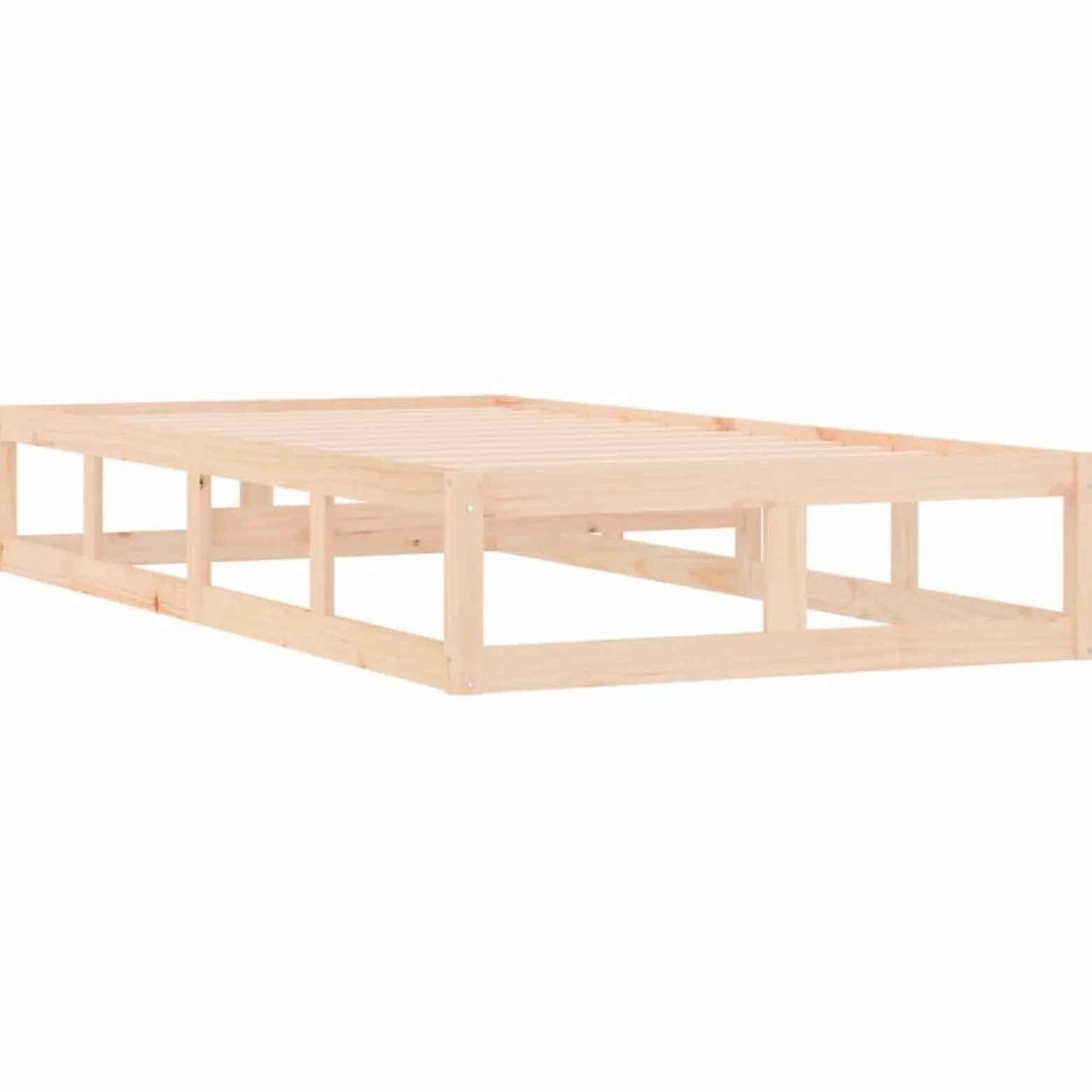 Rama łóżka 75x190 cm lite drewno