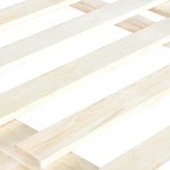 Rama łóżka z wezgłowiem 90x200 cm lite drewno sosnowe