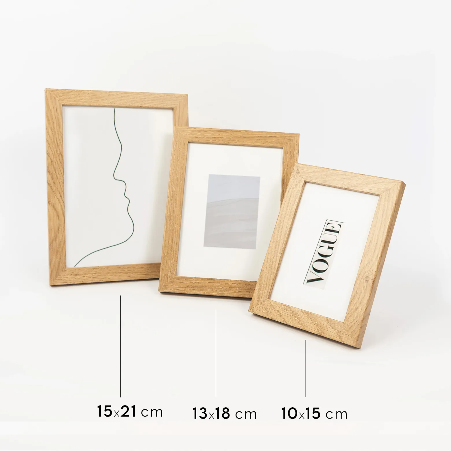 Ramka na zdjęcia 10x15 cm rama kolor dębowy ramki do zdjęć 15x10 cm FRAMAI®