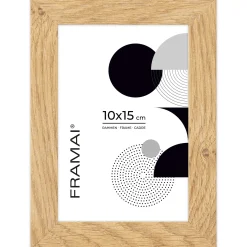 Ramka na zdjęcia 10x15 cm rama kolor dębowy ramki do zdjęć 15x10 cm FRAMAI®