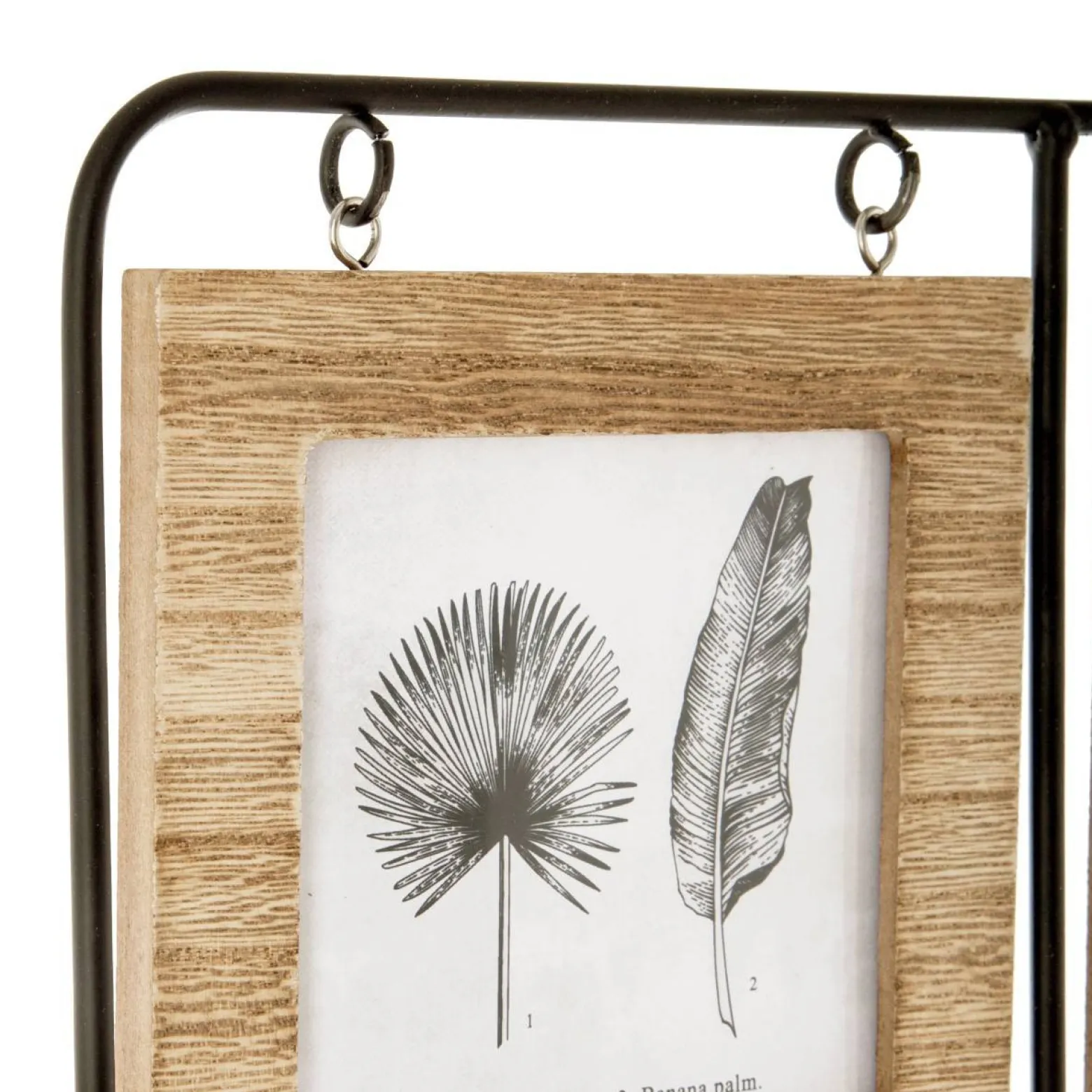 Ramka na 4 zdjęcia Nomade drewniana 42x36 cm stojąca ozdobna