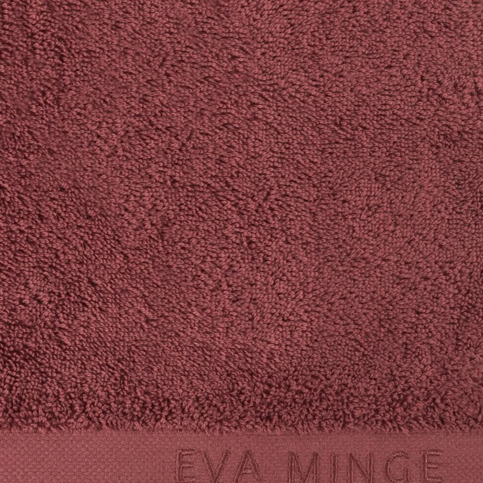Ręcznik Venus 30x50 ceglasty zdobiony haftem 550 g/m2 Eva Minge