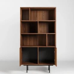 Regał 90 cm orzech warmia ELVIO półki salon biuro
