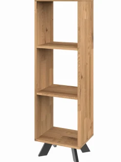 Regał dębowy TOLEDO BOX na książki i segregatory LOFT H3S1