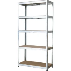 Regał magazynowy 180x90x40 cm metalowy ocynkowany garażowy 875kg