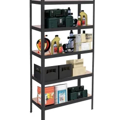 Regał metalowy magazynowy 5 półek 150x75x30 cm 625 kg