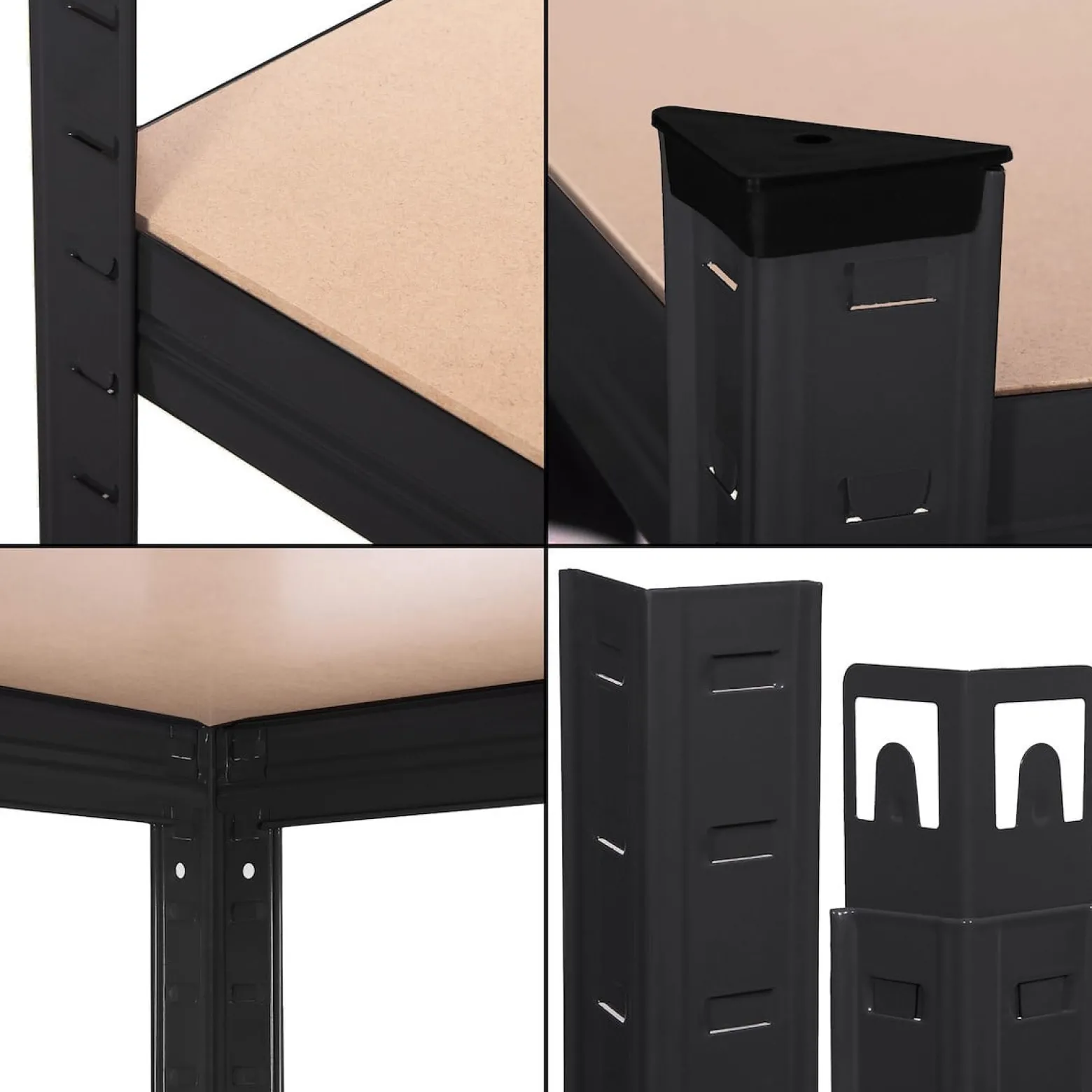 Regał metalowy magazynowy 5 półek 150x75x30 cm 625 kg