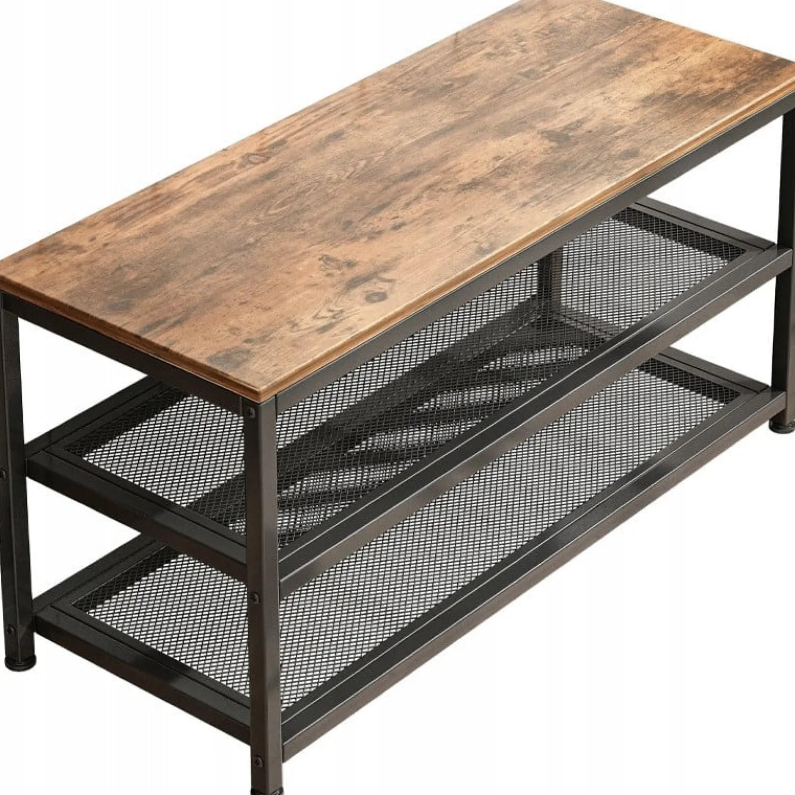 Regał szafka na buty siedziskiem duża półka industrialna loft retro 73 cm