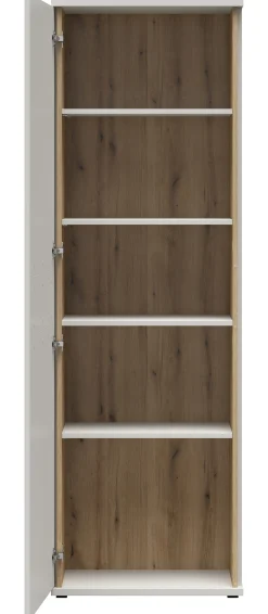 Regał Antonio 61 cm z drzwiami kaszmir/dąb coast evoke