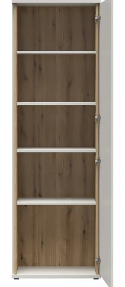 Regał Antonio 61 cm z drzwiami kaszmir/dąb coast evoke