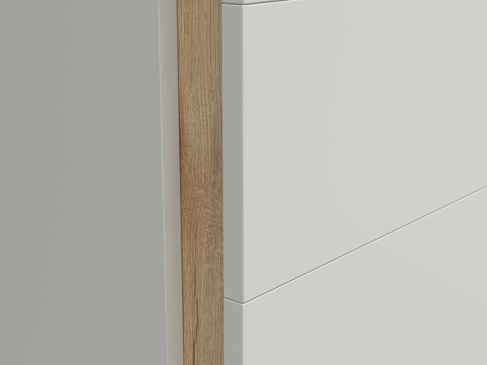 Regał Antonio 61 cm z drzwiami kaszmir/dąb coast evoke