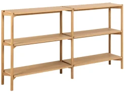 Regał Braidwood 169 cm z półkami dąb