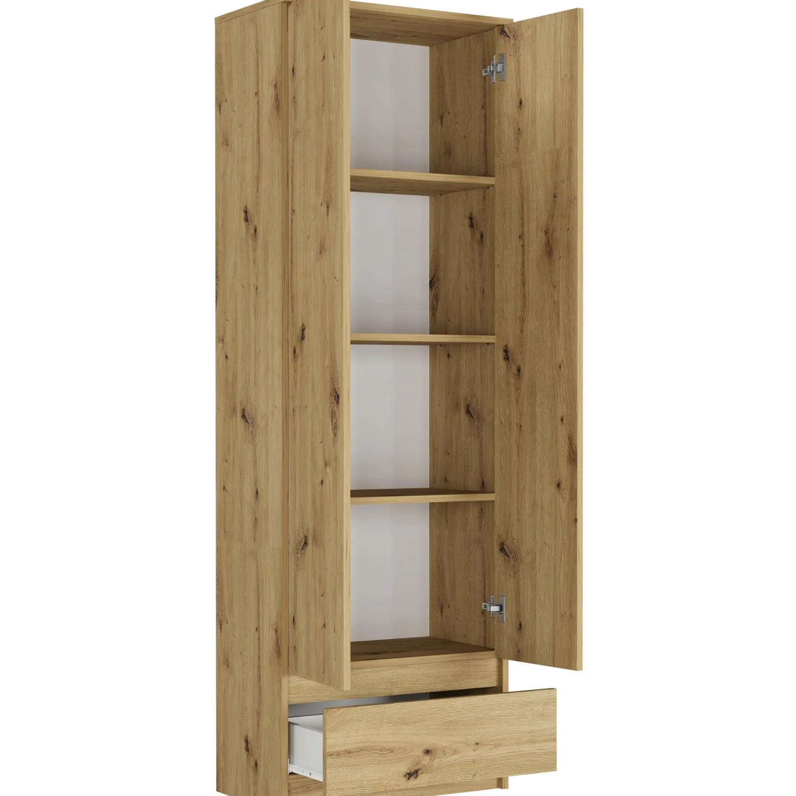 Regał 60 cm szafa 2 drzwi 1 szuflada FRAMIRE B-4 artisan