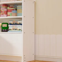 Regał dziecięcy domek na zabawki lalki książki duży biały szafka półka 63cm