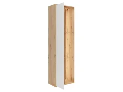 Regał Gap 52 cm z drzwiami i 3 półkami dąb artisan/biały