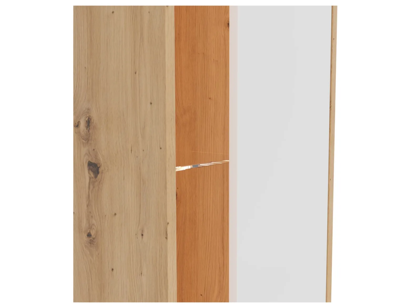 Regał Gap 52 cm z drzwiami i 3 półkami dąb artisan/biały