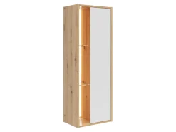 Regał Gap 47 cm z drzwiami i 3 półkami dąb artisan/biały