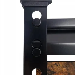 Regał Loftowy Industrialny Na Książki 2W1 5 Półek 180X90X40 Cm Mega-M