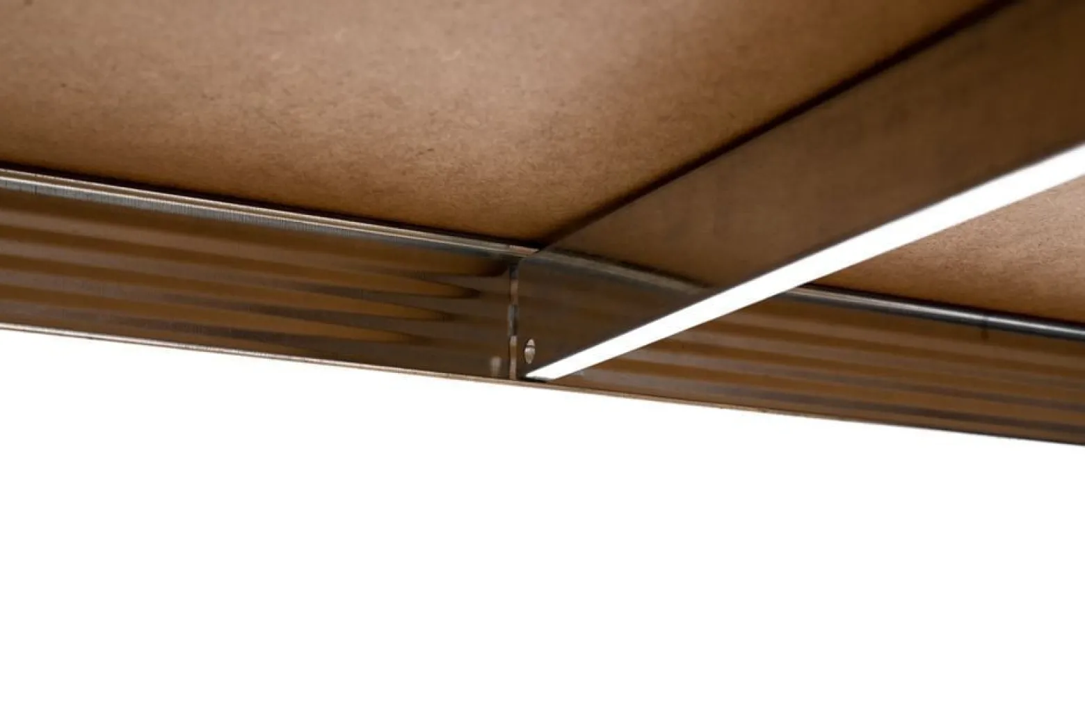Regał magazynowy metalowy 2w1, 5 półek 150x75x30 cm
