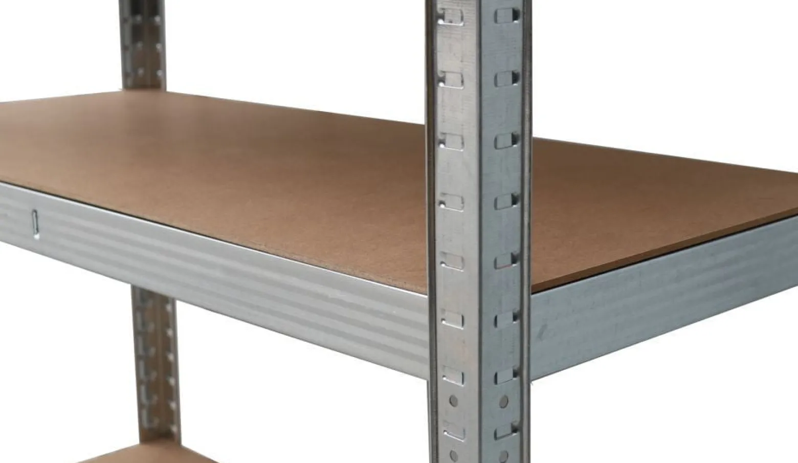 Regał magazynowy metalowy 2w1, 5 półek 150x75x30 cm