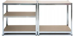Regał magazynowy metalowy 150x75x30cm szafka półka