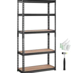 Regał magazynowy metalowy 75 x 30 x 152 cm max 181 kg na półkę