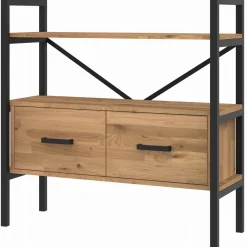 Regał Medium-Cabinet 100x80x30 cm LOFT z drzwiczkami K1-1