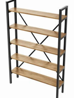 Regał Medium Industrial Loft na książki D5 160x60x40 cm