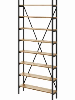 Regał Medium Industrial Loft na książki D8 245x60x40 cm
