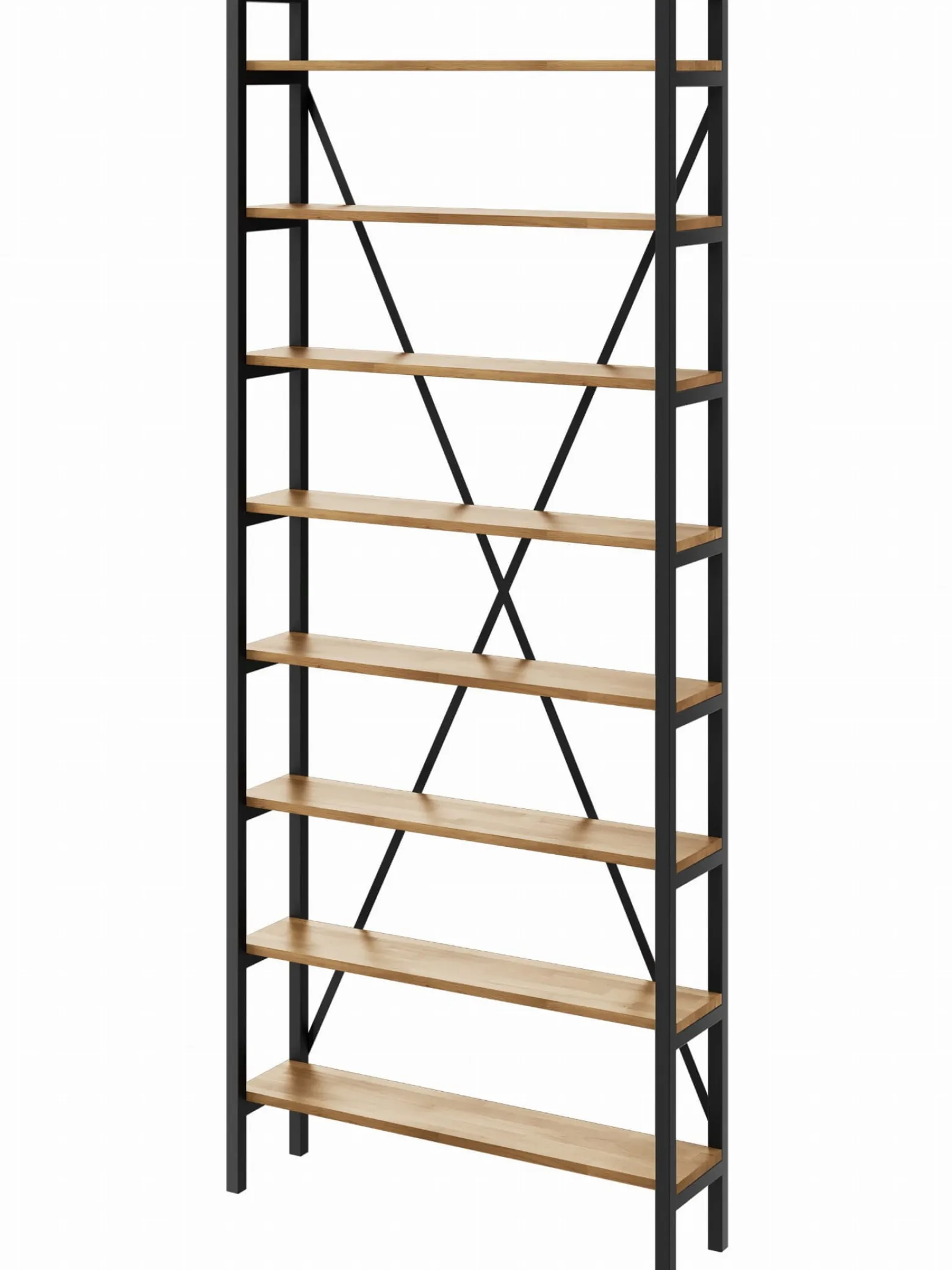 Regał Medium Industrial Loft na książki D8 245x60x40 cm