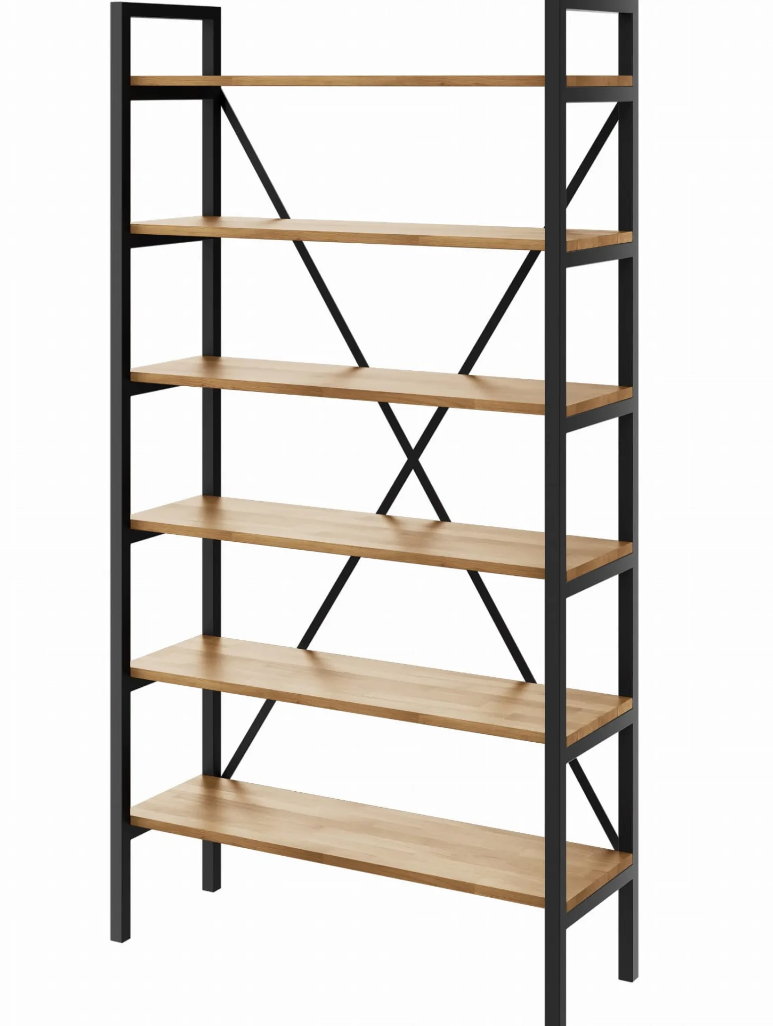 Regał Medium Industrial Loft na książki D6 190x60x30 cm