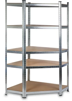 Regał metalowy magazynowy narożny 180x90x40 875kg Humberg