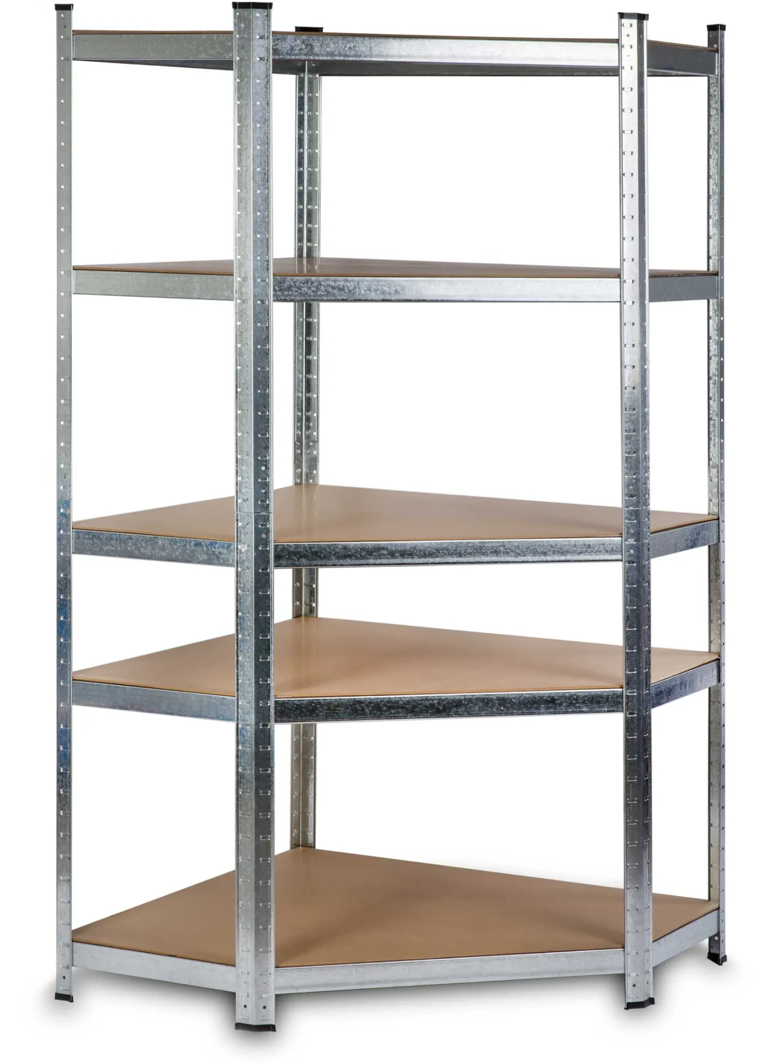 Regał metalowy magazynowy narożny 180x90x40 875kg Humberg
