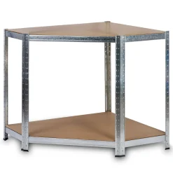 Regał metalowy magazynowy narożny 180x90x40 875kg Humberg
