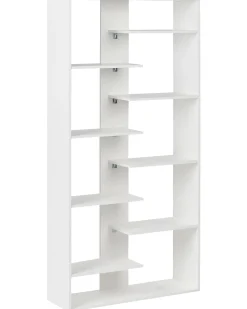 Regał na książki 8 półek FONTAS 180 cm Biały