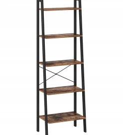 Regał na Książki Półka Drabinka Industrialny Loft Rustykalny