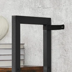 Regał na Książki Podwójny Półki Loft Industrialny Do Salonu Pokoju