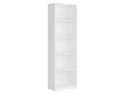 Regał Nepo Plus 60 cm z 4 półkami biały