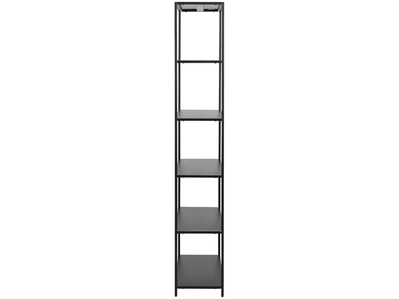 Regał Newcastle 69 cm z półkami czarny
