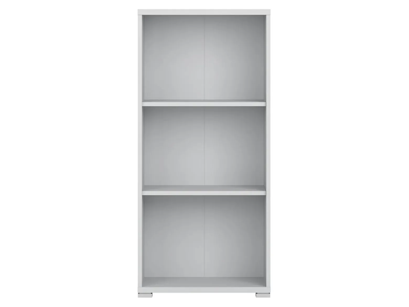 Regał Office Lux 53 cm z 2 półkami szary