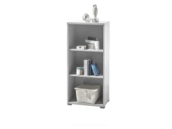 Regał Office Lux 53 cm z 2 półkami szary