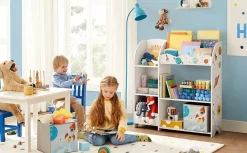 Regał półka do pokoju dziecięcego 93x30x100 organizer