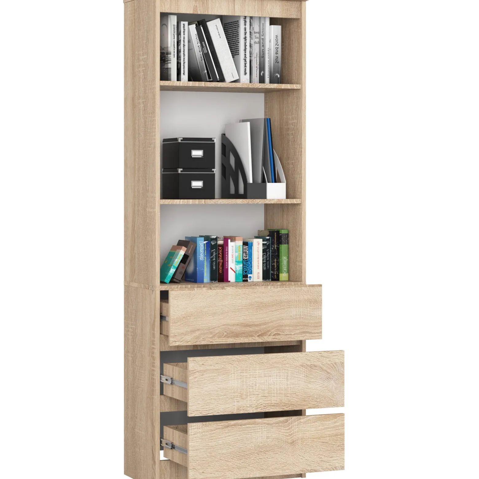 Regał R60 Dąb Sonoma 60x35x180 cm