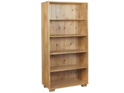 Regał z drewna litego I NATURAL WOOD, kolor dębowy