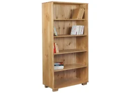 Regał z drewna litego I NATURAL WOOD, kolor dębowy