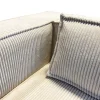Ropez Cloe sofa 3 osobowa bez funkcji tkanina sztruks beż