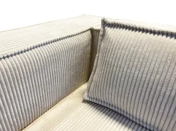 Ropez Cloe sofa 3 osobowa bez funkcji tkanina sztruks beż