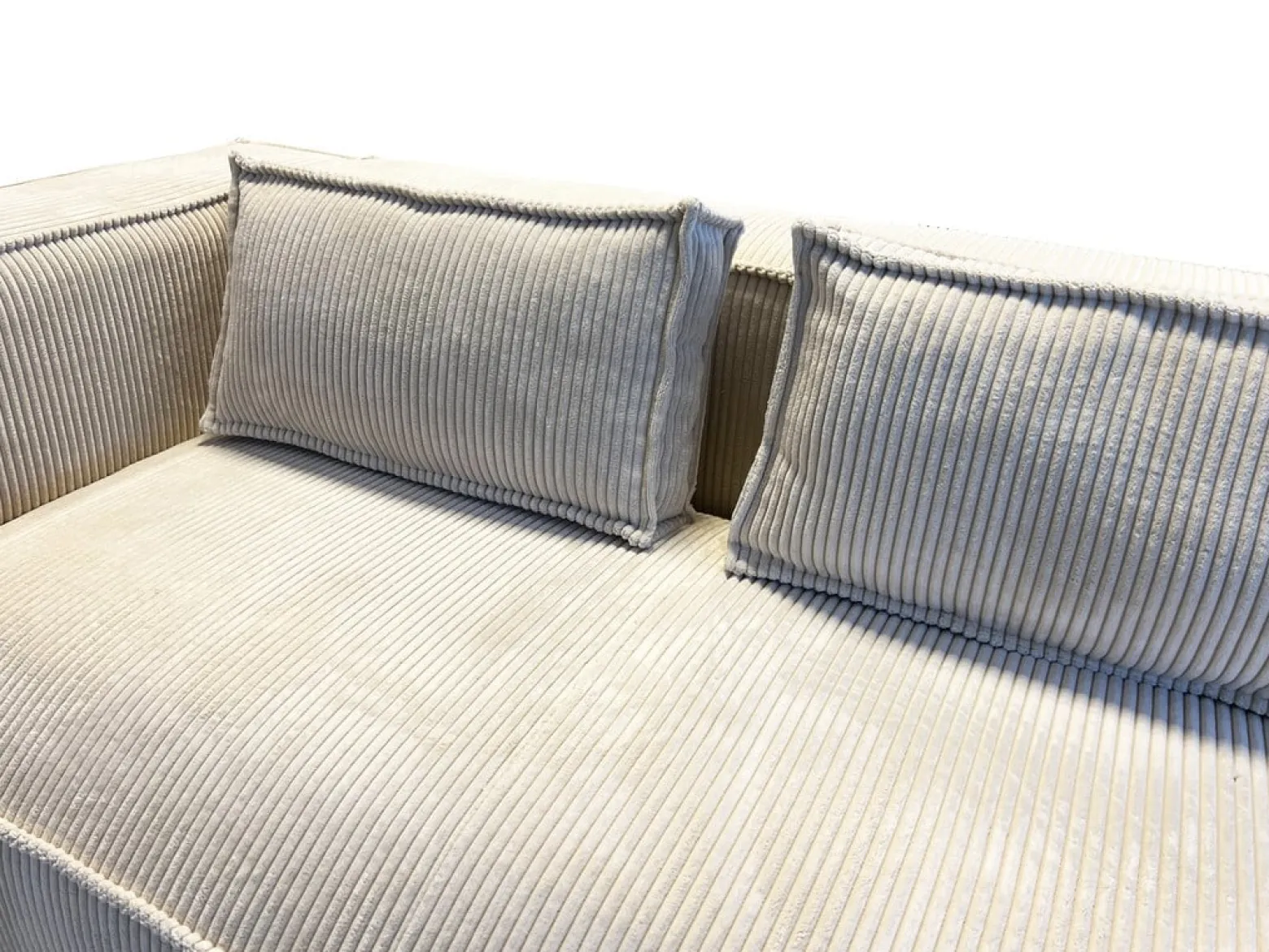Ropez Cloe sofa 3 osobowa bez funkcji tkanina sztruks beż